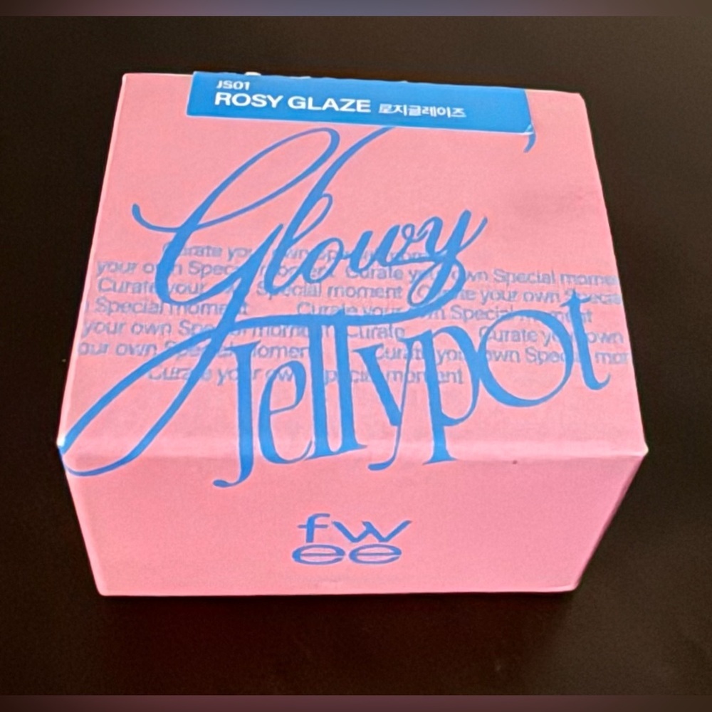 Fwee Glowy Jelly Pot Rosy Glaze Mini | Korean Lip & Cheek Tint Balm Dewy Gloss